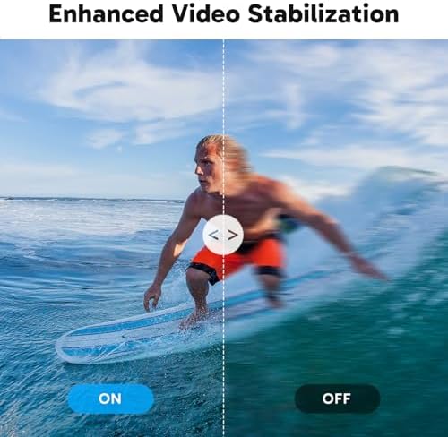 AKASO Brave 7 LE 4K30FPS 20MP WiFi Action Camera with Touch Screen EIS 2.0 Zoom Remote Control 131 Feet Underwater Camera with 2X 1350mAh Batteries Support External Microphone Vlog Camera - Image 5